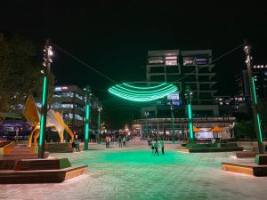 South Perth LED trees