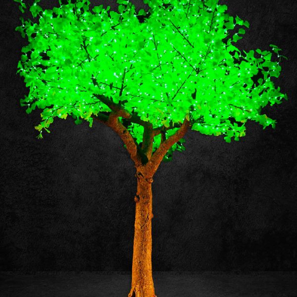 Signature-4.3m-green-Gingko-leaf-with-super-realistic-trunk-glow-web