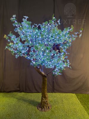 2m LED Green Leaf Maple Tree