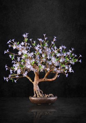 80cm Tabletop LED Bonsai Cherry Blossom Tree