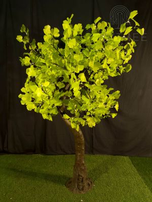 2m LED Green Leaf Ginkgo Tree